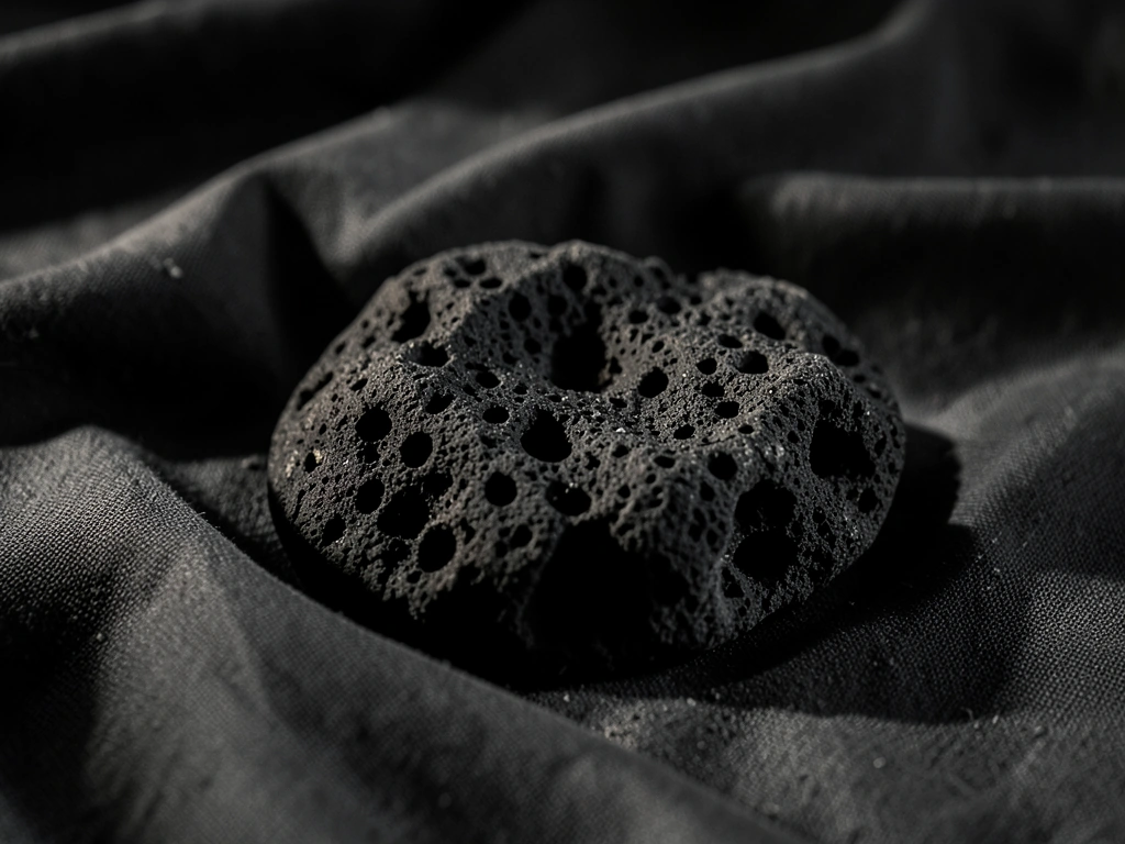Architectural volcanic stone texture