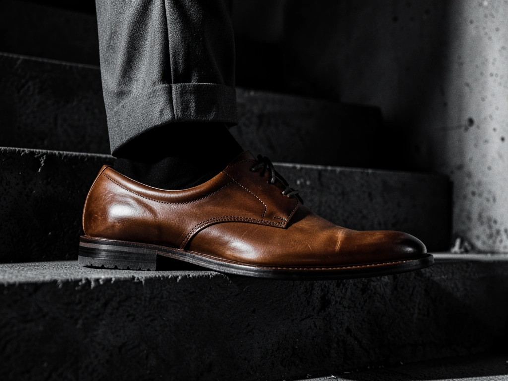 Premium leather footwear