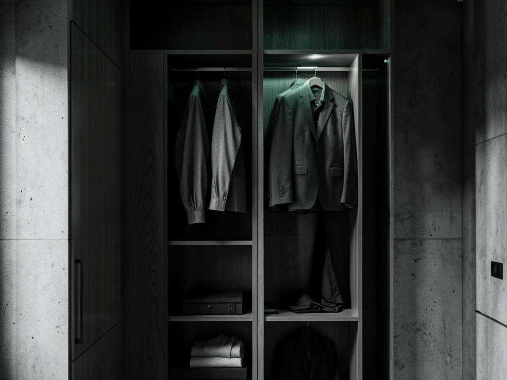 Curated minimalist wardrobe